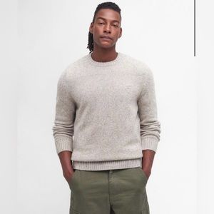 Barbour Atley Knitted Sweater Size Large Color Stone